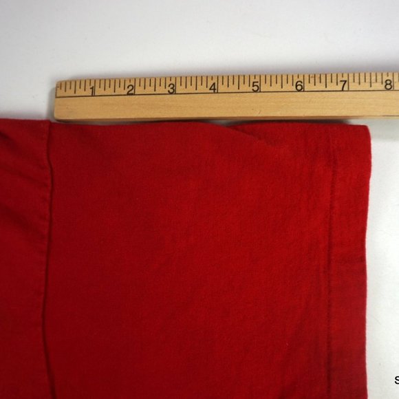 Mickey Mouse Jerry Leigh Box Logo Big Graphic T-Shirt OSFA Red Disney - Picture 8 of 10